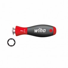 Wiha System 6 SoftFinish®-Telescopic Handle - Ergonomic Multi-Component Handle with Roll-Off Protection - 6.0 mm - 30372